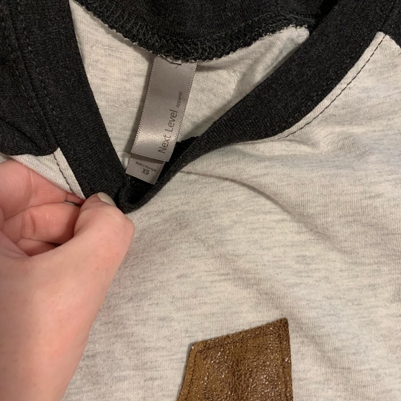 Fall Pumpkin Appliqué Raglan Shirt - Picture 2 of 3